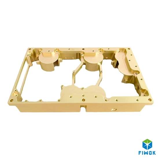CNC Milled Aluminum 6061 Multi-Cavity Equipment Housing Plate